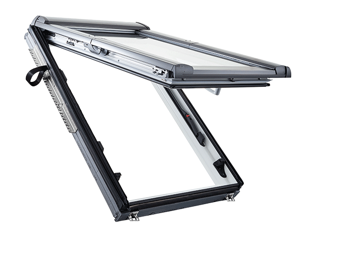 Designo R8 hinged pivot window